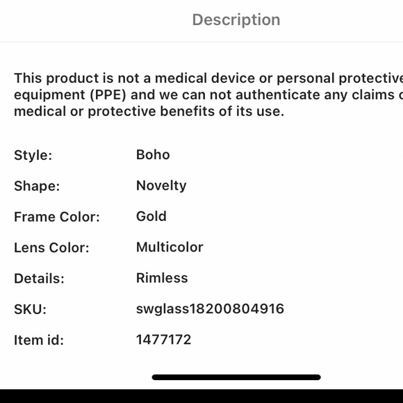 FINAL SALE PRICE Butterfly Sunglasses 🦋 - Picture 7 of 7